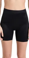 Spanx Thinstincts 2.0 Mid-thigh Shorts In Very Black