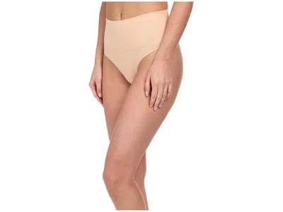 Spanx Shapewear For Women Everyday Shaping Tummy Control Panties Thong Women's Underwear Soft Nude:  In Neutral