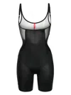 Spanx Shaping Mesh-panel Bodysuit In Black