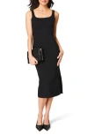 Spanx ® Shape™ Ponte Midi Tank Dress In Classic Black