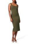 Spanx ® Shape™ Ponte Midi Tank Dress In Dark Pine