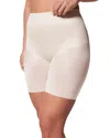 Spanx ® Shaping Satin Mid-thigh Short In Green