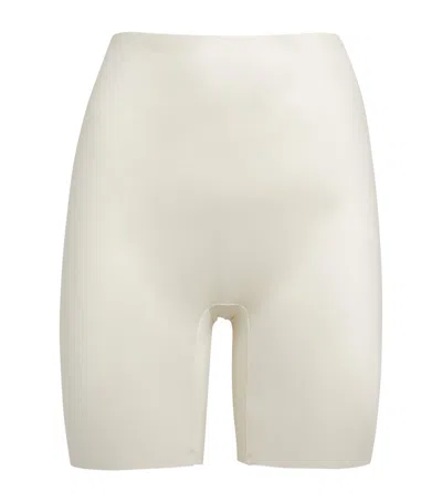 Spanx Shaping Satin Shorts - Light Control In White