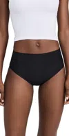 Spanx Sheer Control Shaping Bikini Very Black In Very Black