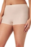 Spanx Sheer Power High-rise Control Boyshorts In Champagne Beige