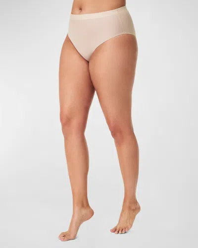 Spanx Sheer Power Control Bikini Briefs In Champagne Beige