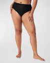 Spanx Sheer Power Control Bikini Briefs In Very Black