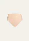 Spanx Sheer Power High-rise Shaping Thong In Champagne Beige