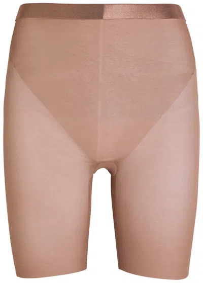 Spanx Sheersense Sculpting Mesh Shorts In Pink