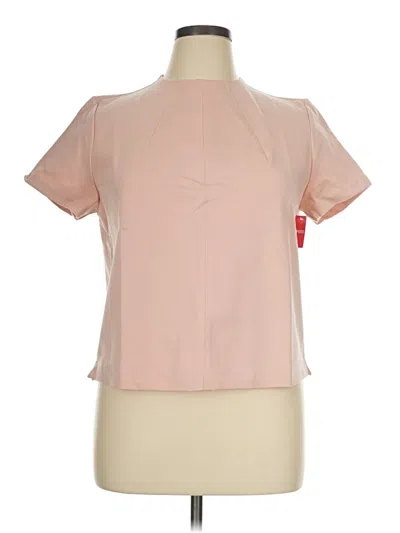 Spanx Short Sleeve Blouse In Pink
