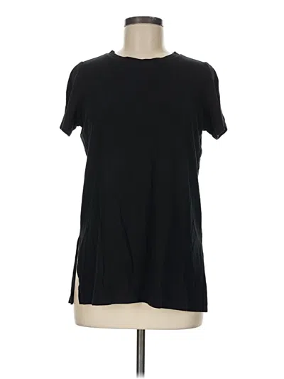Pre-owned Spanx Short Sleeve T-shirt In Black