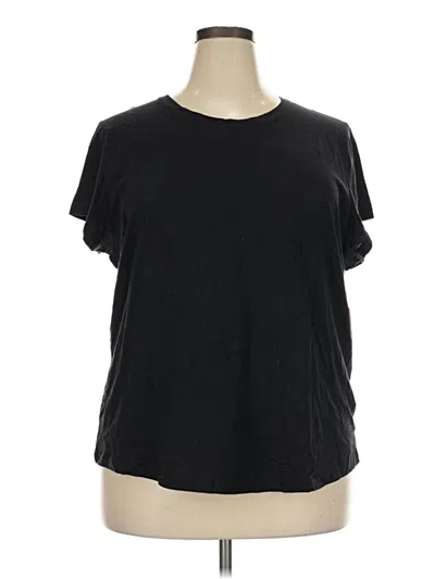 Spanx Short Sleeve T-shirt In Black