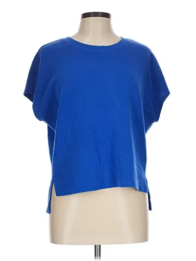Pre-owned Spanx Short Sleeve T-shirt In Blue