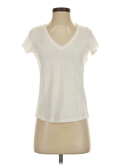 Pre-owned Spanx Short Sleeve T-shirt In Ivory