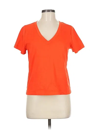 Pre-owned Spanx Short Sleeve T-shirt In Orange