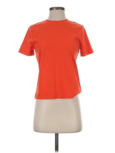 Pre-owned Spanx Short Sleeve T-shirt In Orange