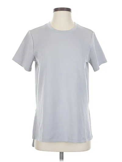 Pre-owned Spanx Short Sleeve T-shirt In Silver