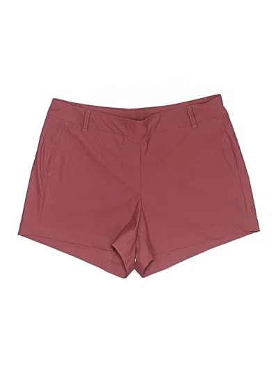 Pre-owned Spanx Shorts In Burgundy