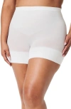 Spanx Shorty Seamless Shaper Shorts In White