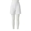 Spanx Silver Lining 6" Short In White In White