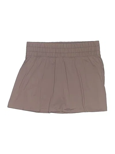 Pre-owned Spanx Skort In Brown