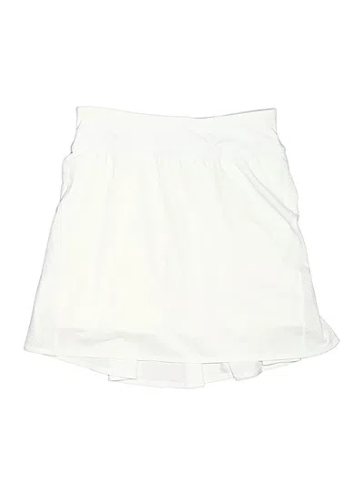 Pre-owned Spanx Skort In White