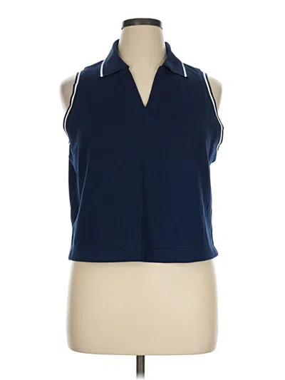 Spanx Sleeveless Blouse In Blue