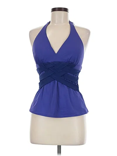 Pre-owned Spanx Sleeveless Blouse In Blue
