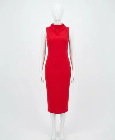 Spanx Sleeveless Midi Dress In Red