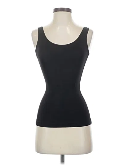 Pre-owned Spanx Sleeveless Top Black Scoop Neck Tops