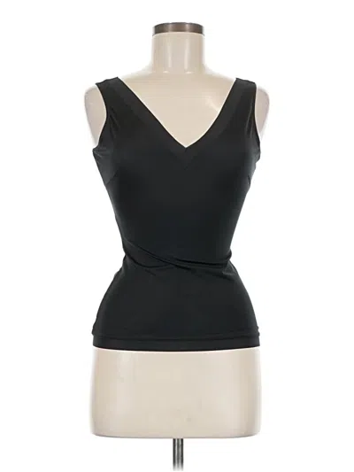 Pre-owned Spanx Sleeveless Top Black Sweetheart Neckline Tops