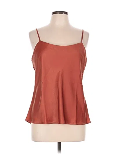 Pre-owned Spanx Sleeveless Top Brown Halter Neckline Tops