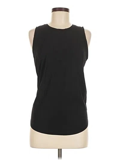 Pre-owned Spanx Sleeveless T-shirt In Black