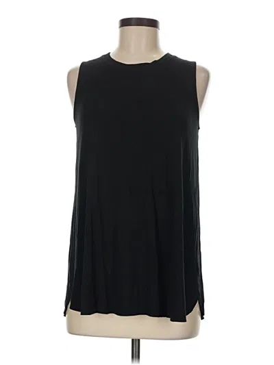 Pre-owned Spanx Sleeveless T-shirt In Black