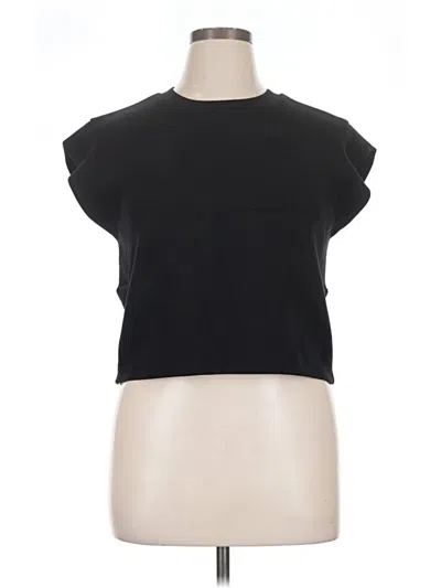 Pre-owned Spanx Sleeveless T-shirt In Black