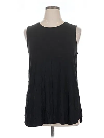 Pre-owned Spanx Sleeveless T-shirt In Black