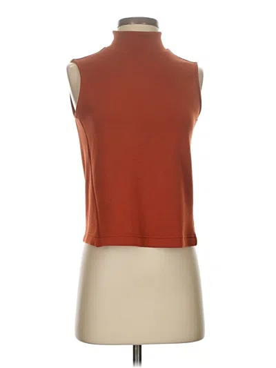 Pre-owned Spanx Sleeveless T-shirt In Brown