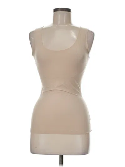 Pre-owned Spanx Sleeveless T-shirt In Brown