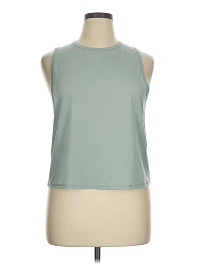 Pre-owned Spanx Sleeveless T-shirt In Green