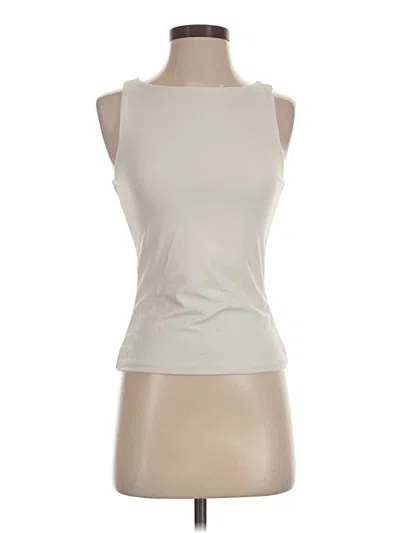 Pre-owned Spanx Sleeveless T-shirt In Ivory