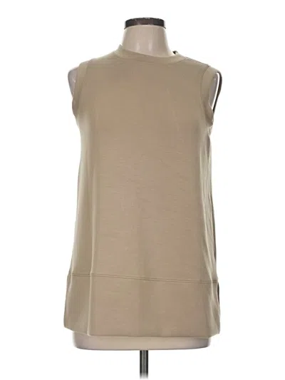 Pre-owned Spanx Sleeveless T-shirt In Tan