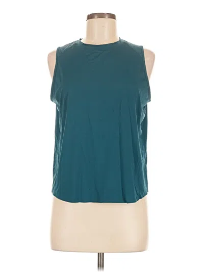 Pre-owned Spanx Sleeveless T-shirt In Teal
