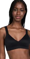 Spanx Bra-lelujah Womens Unlined Full Coverage Bralette In Very Black