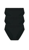 Spanx Smooth Fit To You Bikini Pack Of 3 In Black