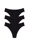 Spanx Smooth Fit-to-you Thong Pack Of 3 In Black