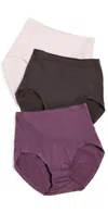 Spanx Smooth Fit-to-you Briefs 3-pack Box Pn/rs Bd/dk Ca In Multi