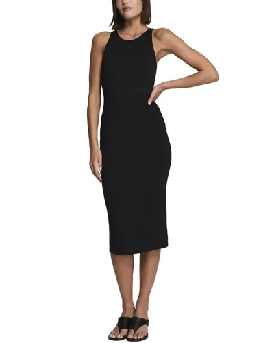 Spanx Smooth Jersey Midi Racer Dress In Black
