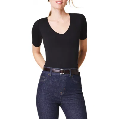 Spanx ® Smoothing Jersey T-shirt In Classic Black