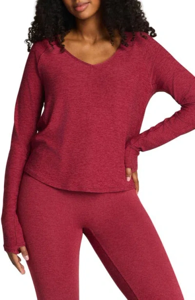 Spanx ® Softstretch Long Sleeve Top In Red