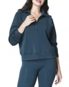 Spanx ®  Airessentials® 1/2-zip Pullover In Blue